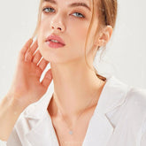 The Clover Moissanite Necklace - Gold